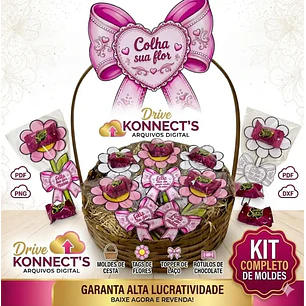 Arquivo de Corte Card Flor Dia das Mães (Leia a Descrição)