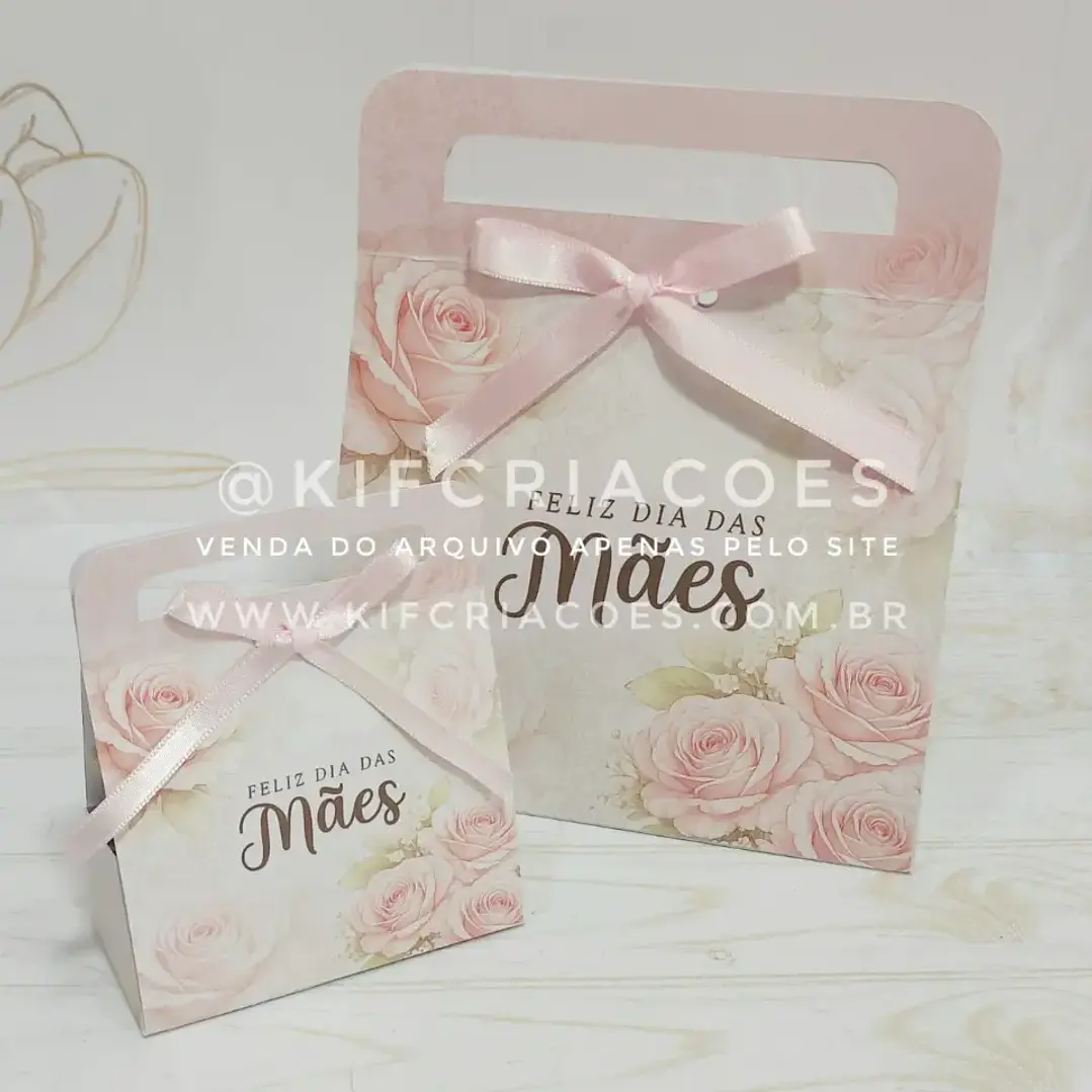 Arquivo de Corte Bolsa Dia das Mães (Leia a Descrição) 1