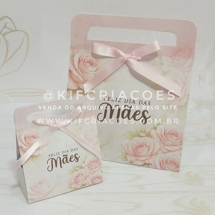 Arquivo de Corte Bolsa Dia das Mães (Leia a Descrição) 1