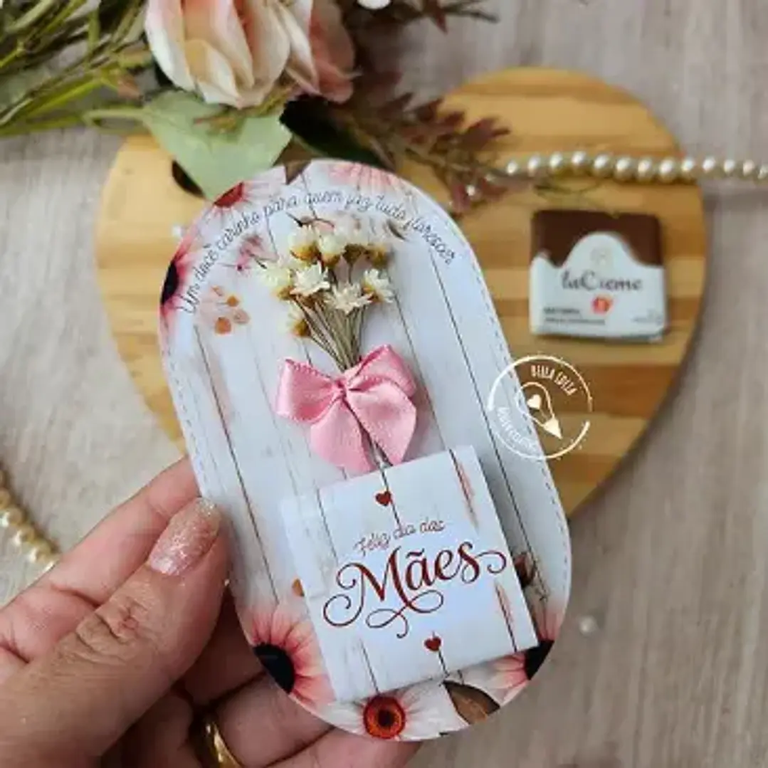 Arquivo de Corte Card Flor Dia das Mães (Leia a Descrição) 1
