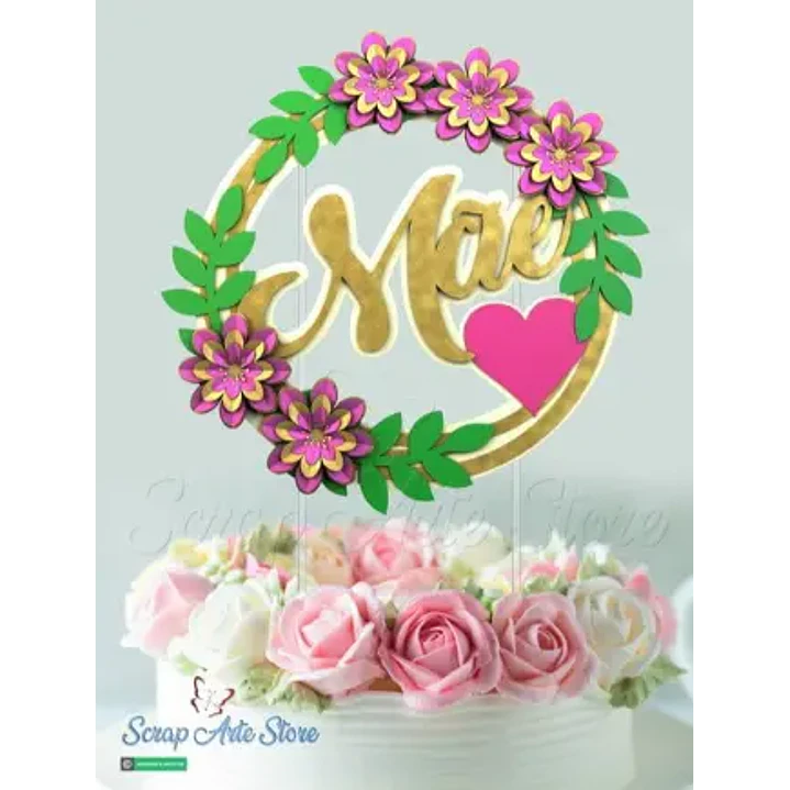Arquivo de Corte Topo Dia das Mães (Leia a Descrição) 1