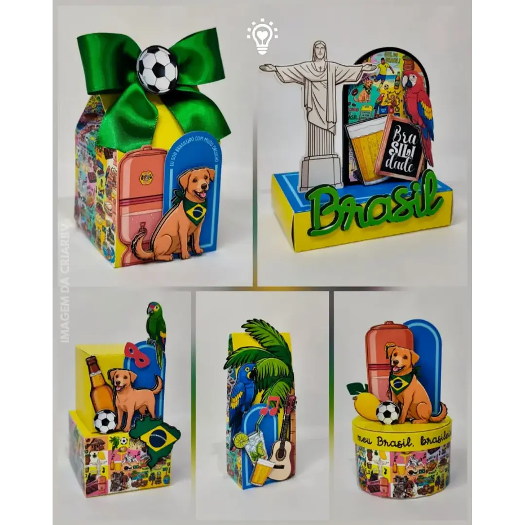 Arquivo de Corte Kit Brasilidade (Leia a Descrição) 1