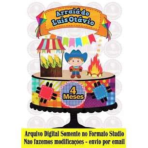 Arquivo de Corte Topo Festa Junina (Leia a Descrição)