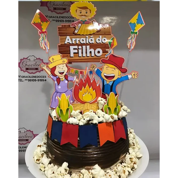 Arquivo de Corte Topo Festa Junina (Leia a Descrição) 1