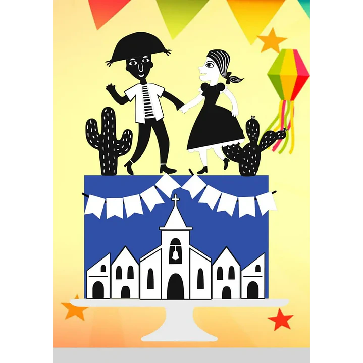 Arquivo de Corte Topo Festa Junina (Leia a Descrição) 1