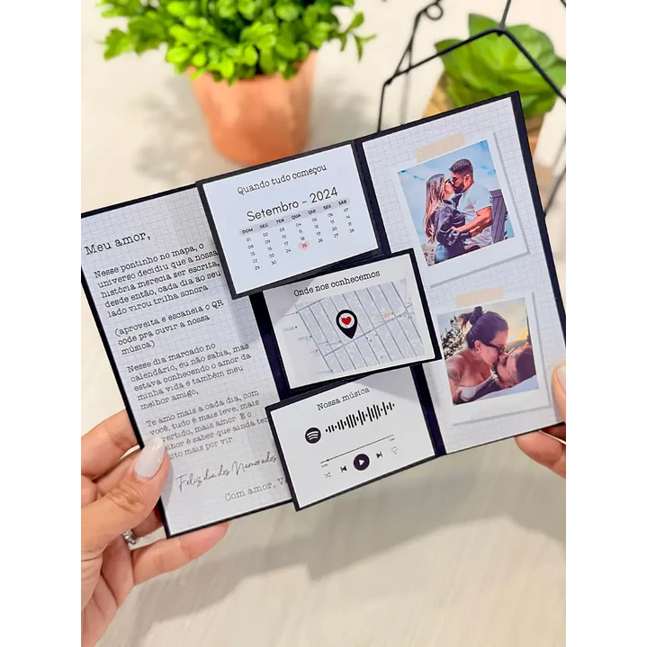 Arquivo de Corte Card Pop-up Dia dos namorados (Leia a Descrição) 1