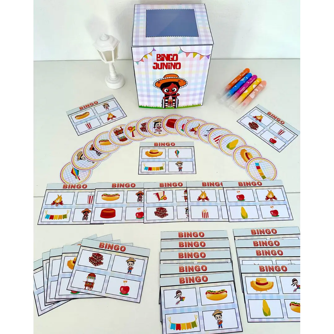 Arquivo de Corte Festa Junina Bingo Junino (Leia a Descrição) 1