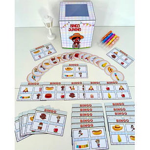 Arquivo de Corte Festa Junina Bingo Junino (Leia a Descrição)