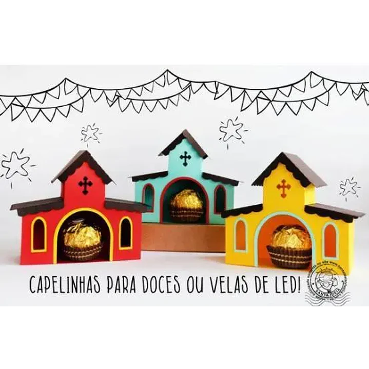 Arquivo de Corte Festa Junina Capelinha  (Leia a Descrição) 1