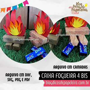Arquivo de Corte Festa Junina Fogueira Bís (Leia a Descrição)