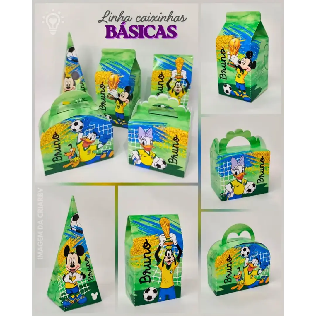 Arquivo de Corte Kit Mickey Copa do Mundo (Leia a Descrição) 1