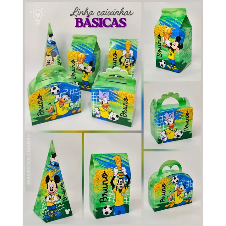 Arquivo de Corte Kit Mickey Copa do Mundo (Leia a Descrição) 1