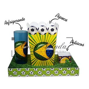 Arquivo de Corte Kit Pipoca Copa do Mundo (Leia a Descrição)