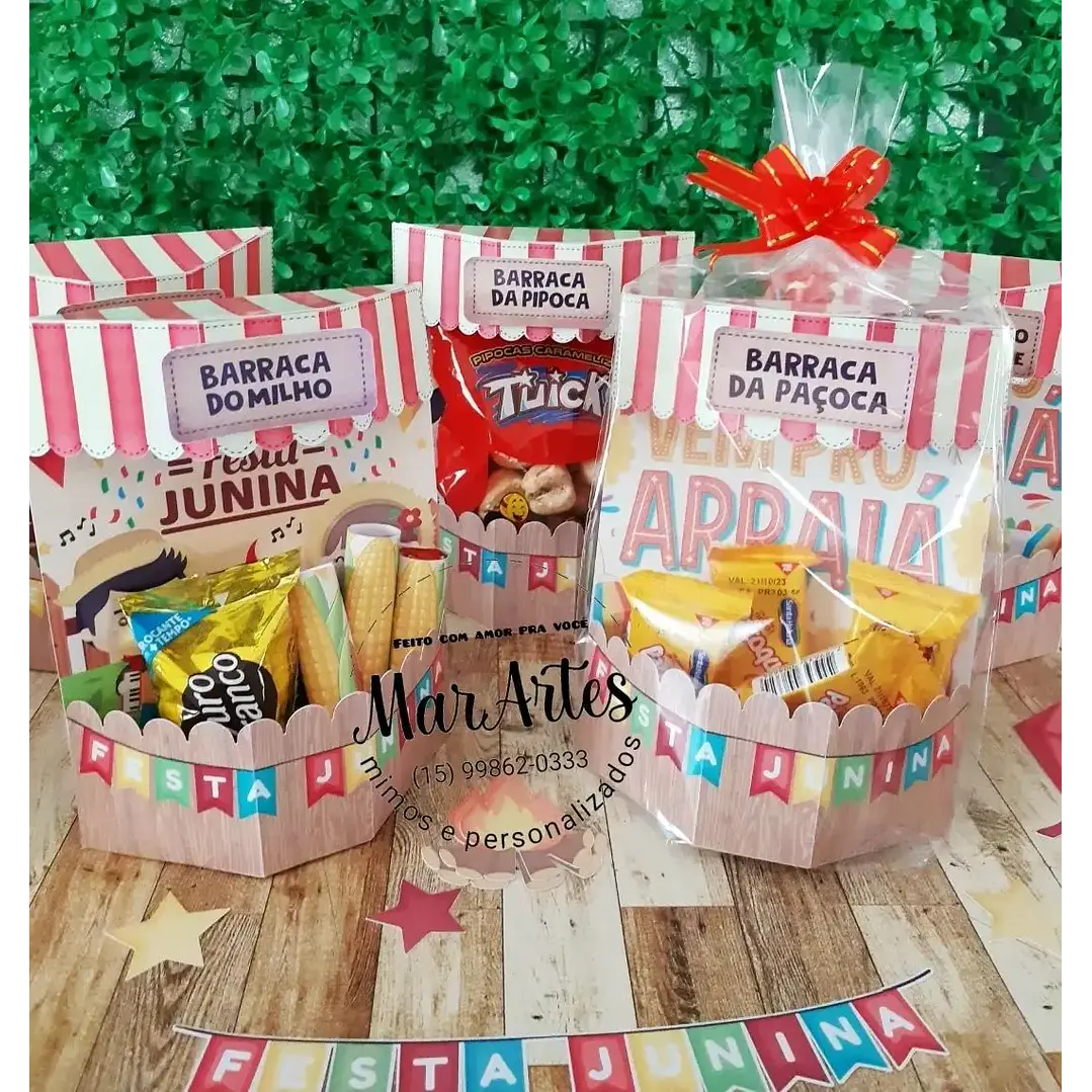 Arquivo de Corte  Festa Junina Caixa pra Doce  (Leia a Descrição) 1