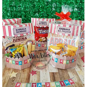 Arquivo de Corte  Festa Junina Caixa pra Doce  (Leia a Descrição)