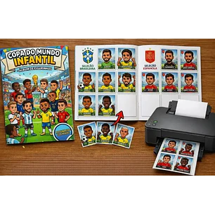 Arquivo de Corte Álbum Copa do Mundo (Leia a Descrição)