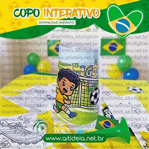 Arquivo de Corte Copo Interativo Copa do Mundo (Leia a Descrição)