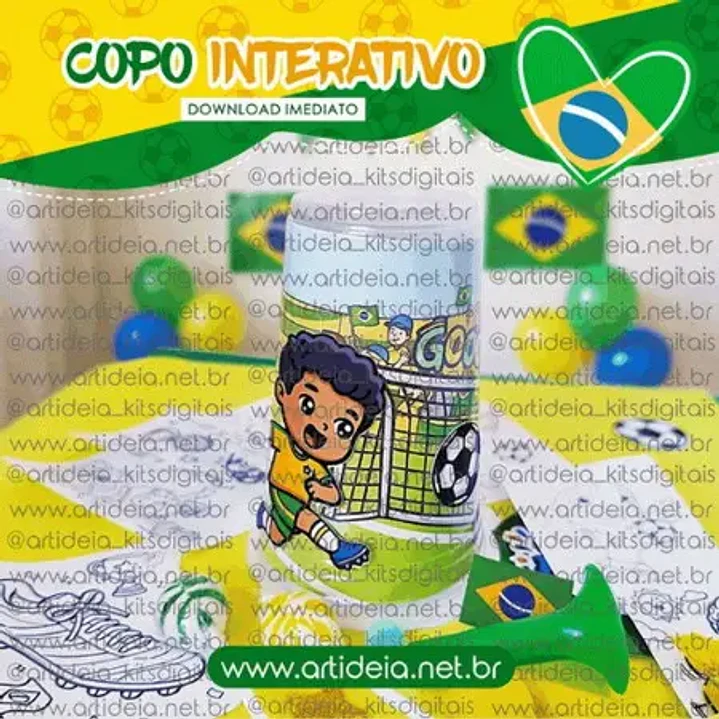 Arquivo de Corte Copo Interativo Copa do Mundo (Leia a Descrição) 1
