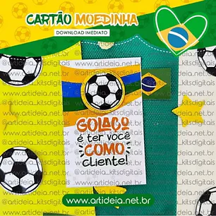 Arquivo de Corte Card Moedinha Copa do Mundo (Leia a Descrição)