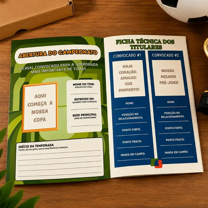 Arquivo Álbum da Copa Dia dos namorados Personalizável no CANVA (Leia a Descrição) 3