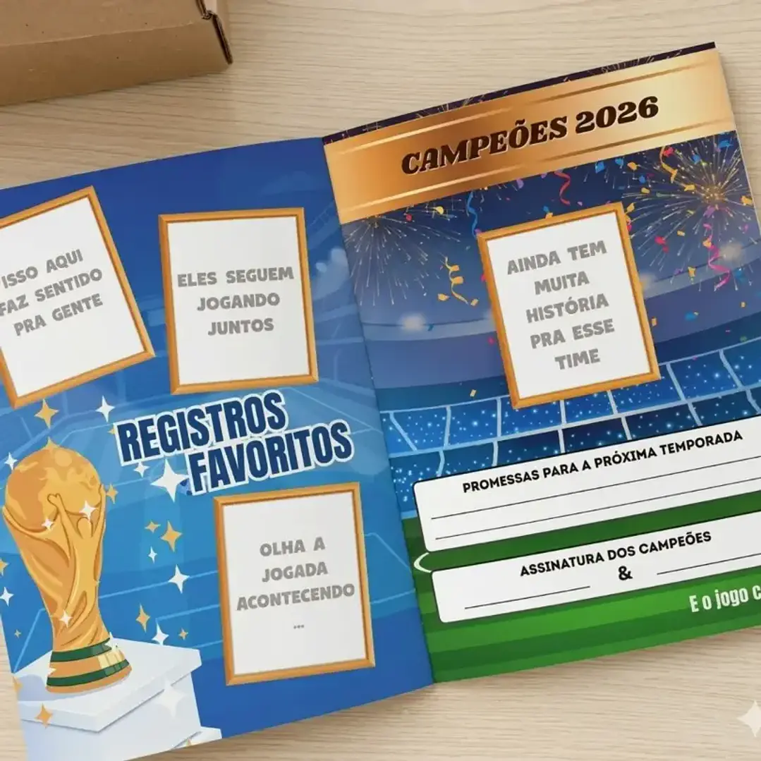 Arquivo Álbum da Copa Dia dos namorados Personalizável no CANVA (Leia a Descrição) 4