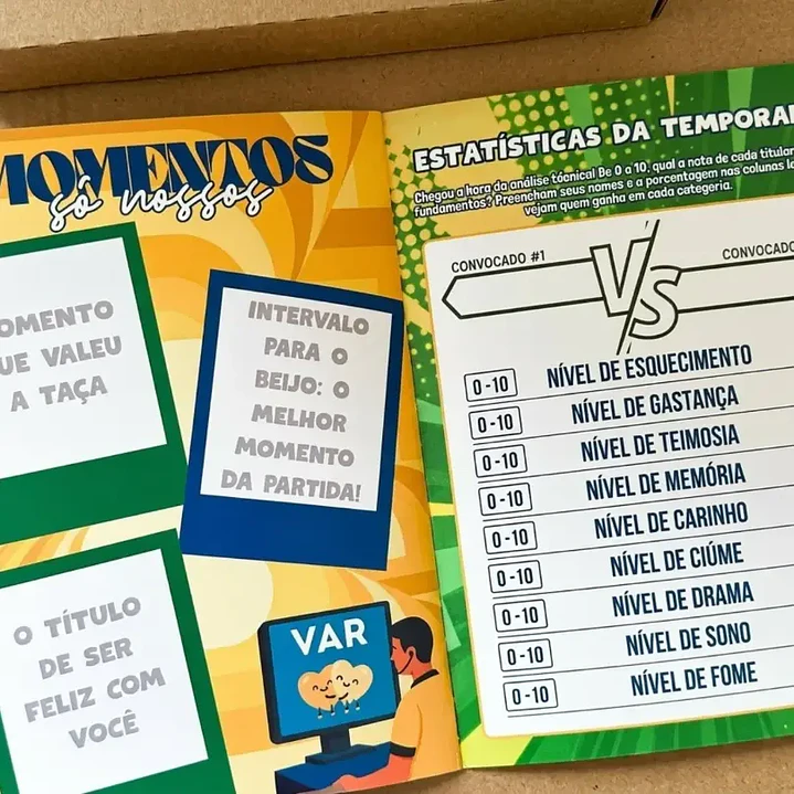 Arquivo Álbum da Copa Dia dos namorados Personalizável no CANVA (Leia a Descrição) 6