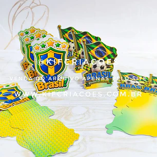 Arquivo de Corte Porta Batom Copa do Mundo (Leia a Descrição)
