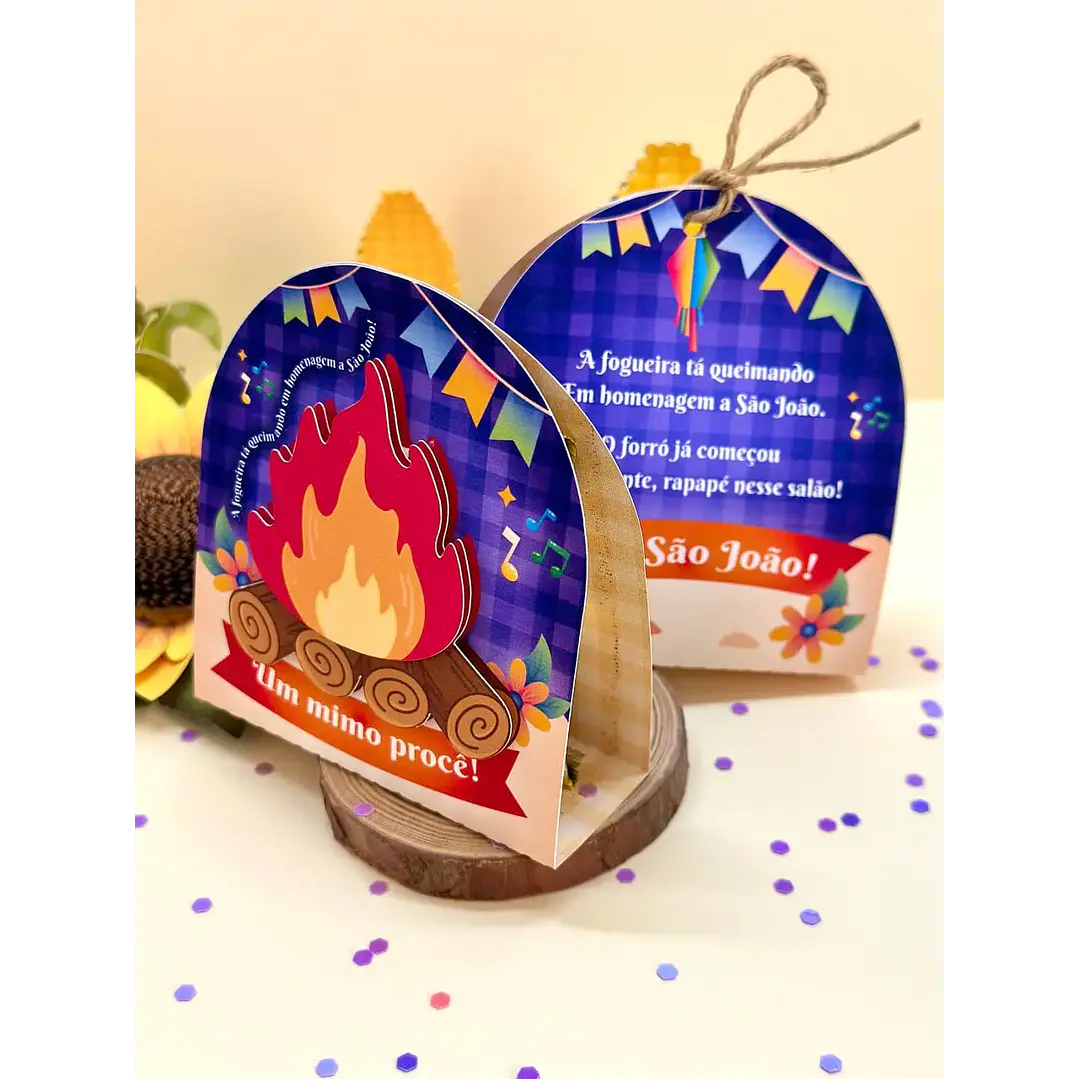 Arquivo de Corte Festa Junina Porta Bombom (Leia a Descrição) 1