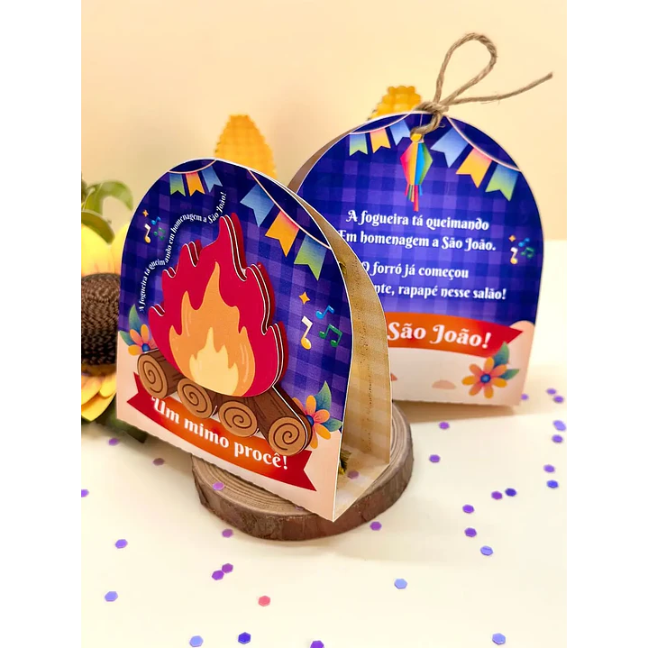 Arquivo de Corte Festa Junina Porta Bombom (Leia a Descrição) 1