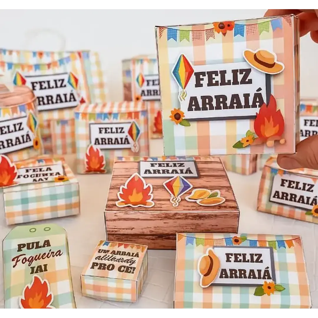 Arquivo de Corte Caixinha  Festa Junina (Leia a Descrição) 1