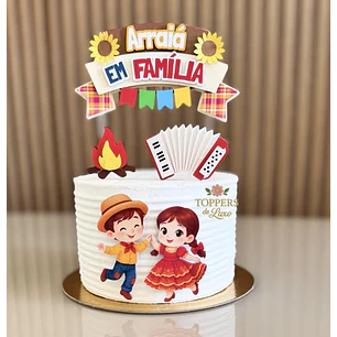 Arquivo de Corte Topo de Bolo Festa Junina (Leia a Descrição)