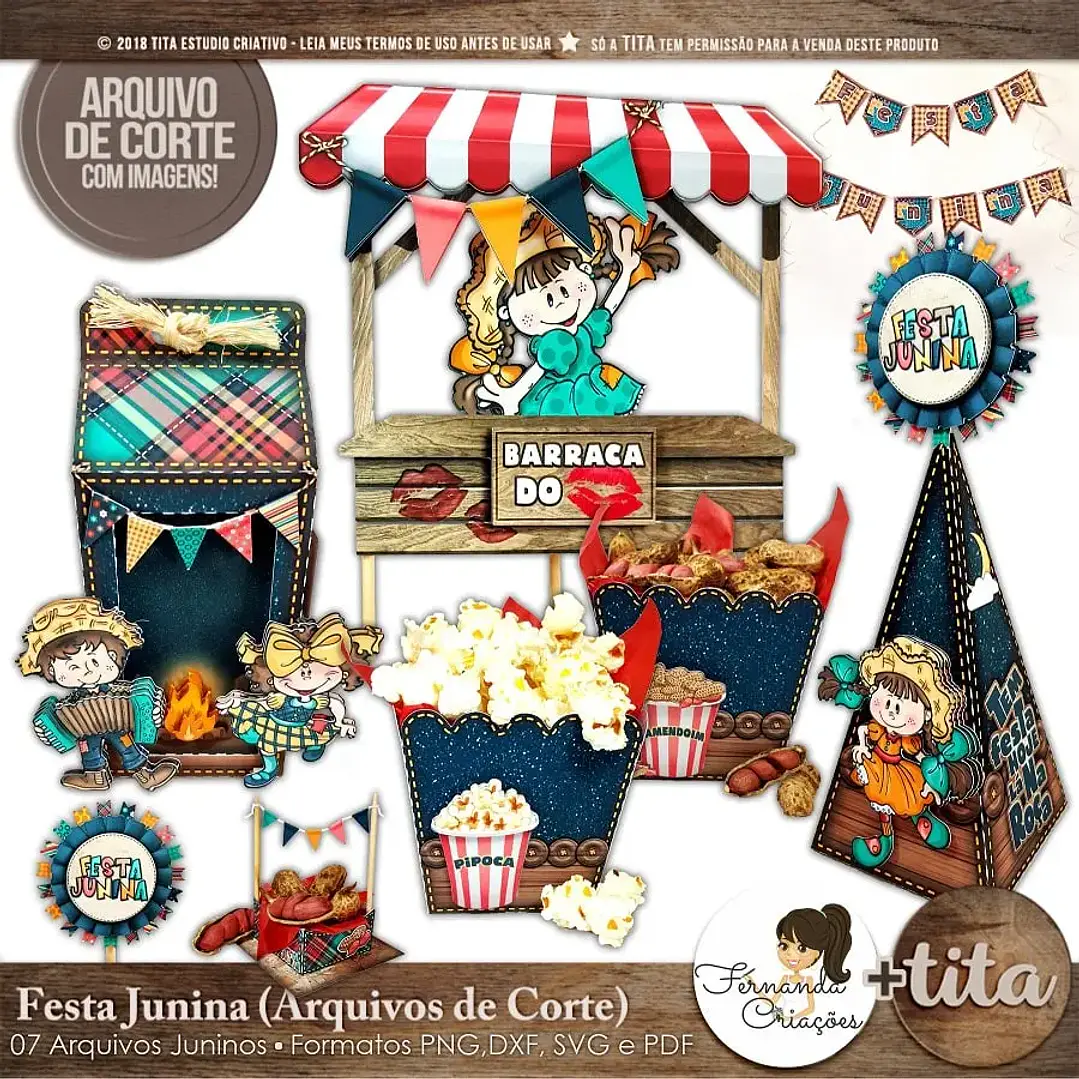 Arquivo de Corte Kits Festa Junina (Leia a Descrição) 1