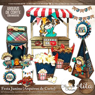 Arquivo de Corte Kits Festa Junina (Leia a Descrição)