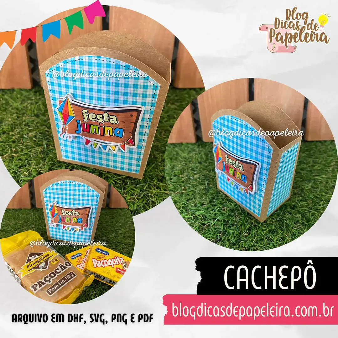 Arquivo de Corte  Cachepo Festa Junina (Leia a Descrição) 1