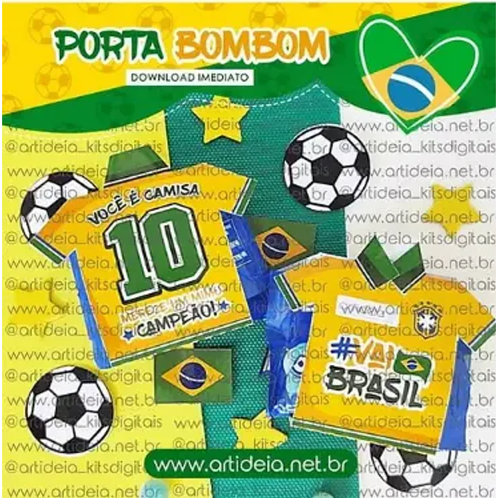 Arquivo de Corte Porta BomBom Copa do Mundo (Leia a Descrição) 1