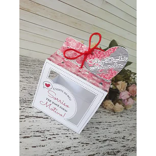 Arquivo de Corte Caixa Cupcake Dia dos namorados (Leia a Descrição)
