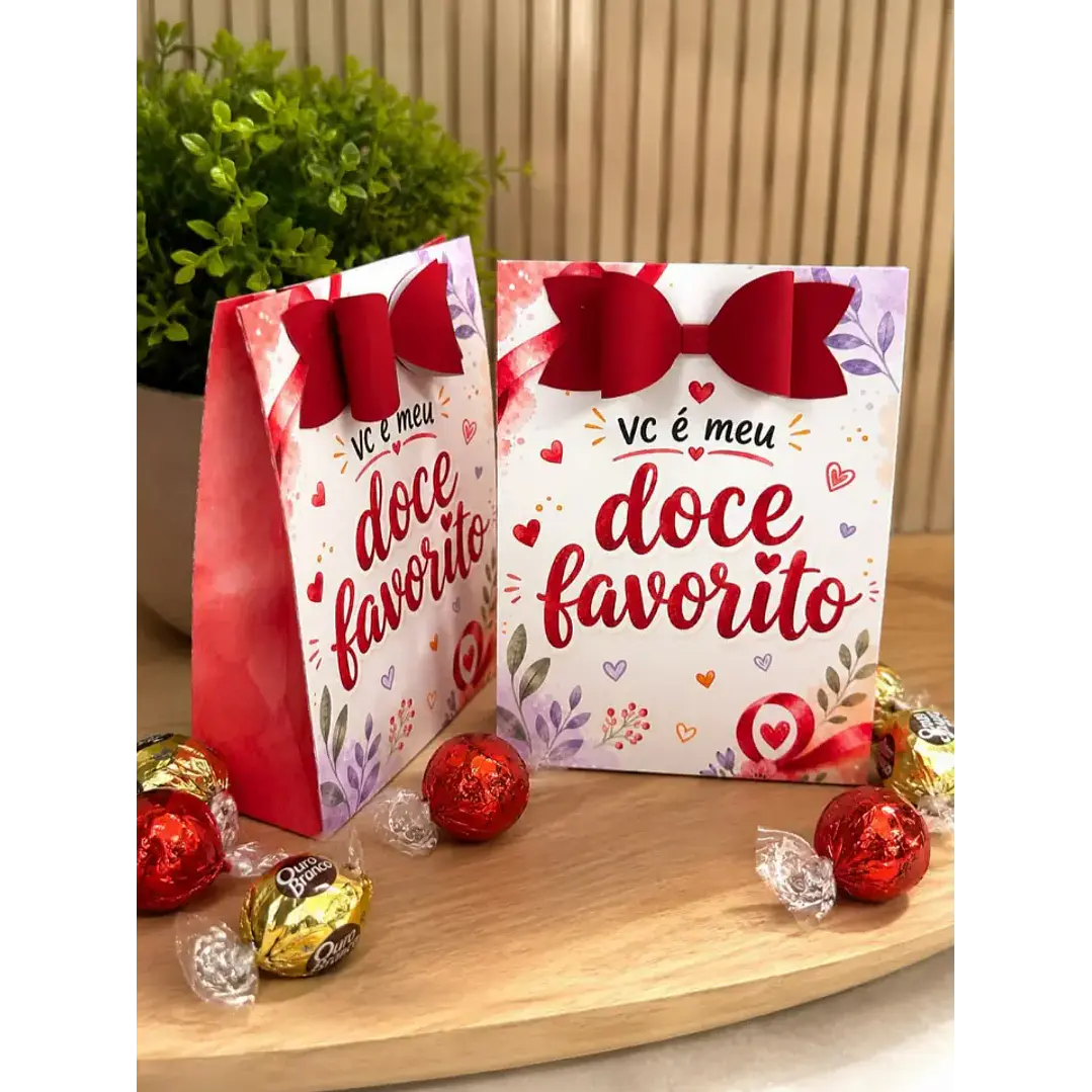 Arquivo de Corte Sacola Dia dos namorados (Leia a Descrição) 1