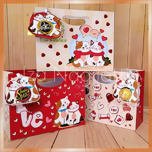 Arquivo de Corte Trio de Sacolas Dia dos namorados (Leia a Descrição)