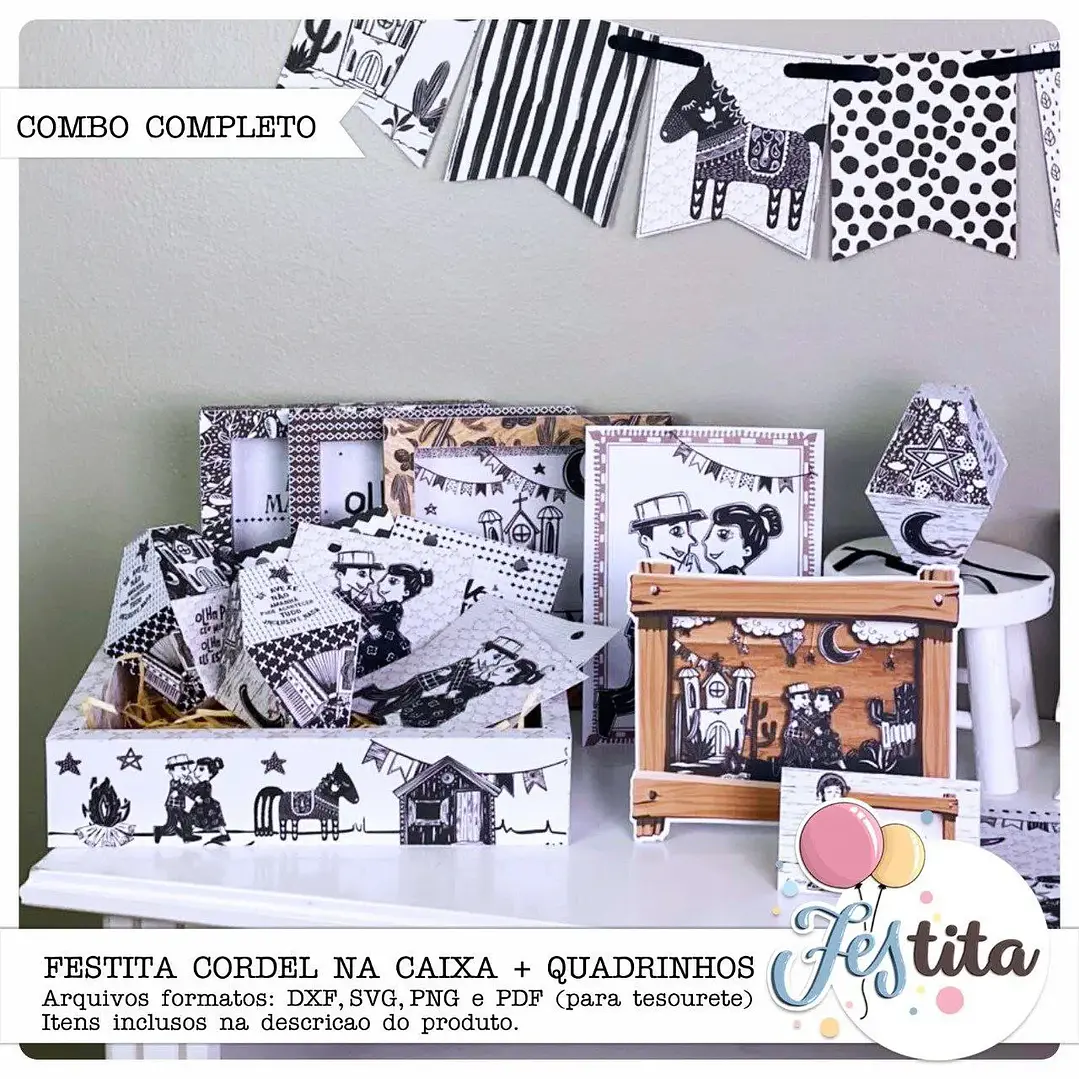 Arquivo de Corte Kits Festa Junina (Leia a Descrição) 1
