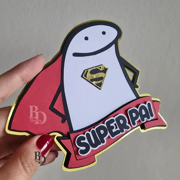 Arquivo de Corte Topo Dia dos Pais Super Pai 1