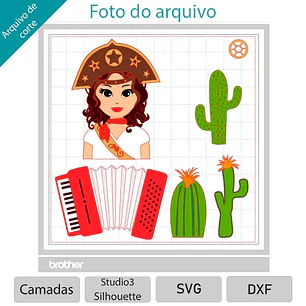 Arquivo de Corte Topo Festa Junina (Leia a Descrição)