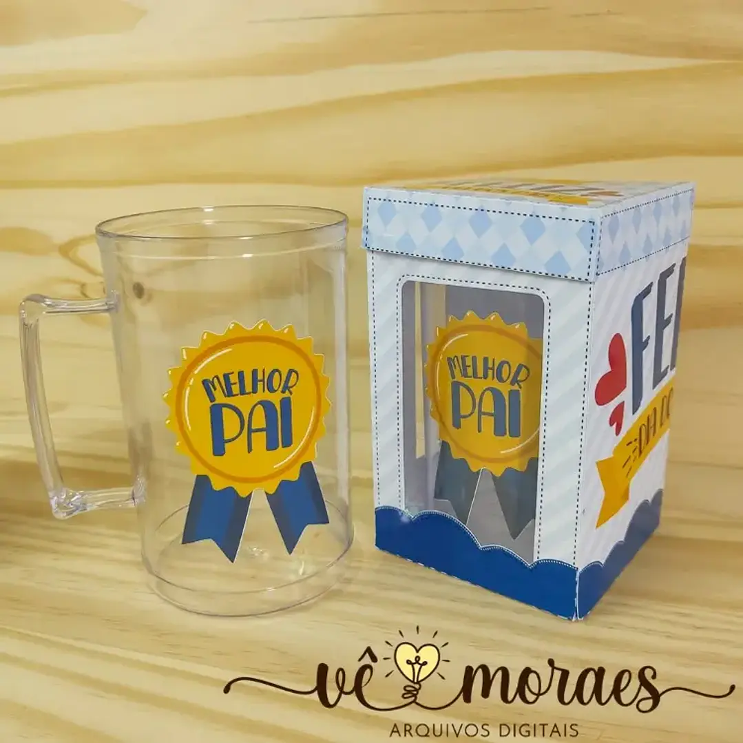 Arquivo de Corte Caixa Chopp Dia dos Pais (Leia a Descrição) 1