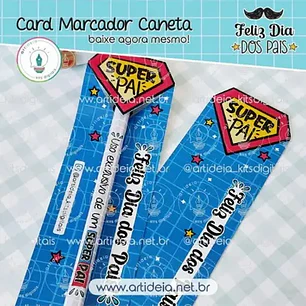 Arquivo de Corte Card Caneta Dia dos Pais (Leia a Descrição)