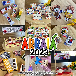 Arquivo de Corte Kit Festa Junina Arraiá (Leia a Descrição) 