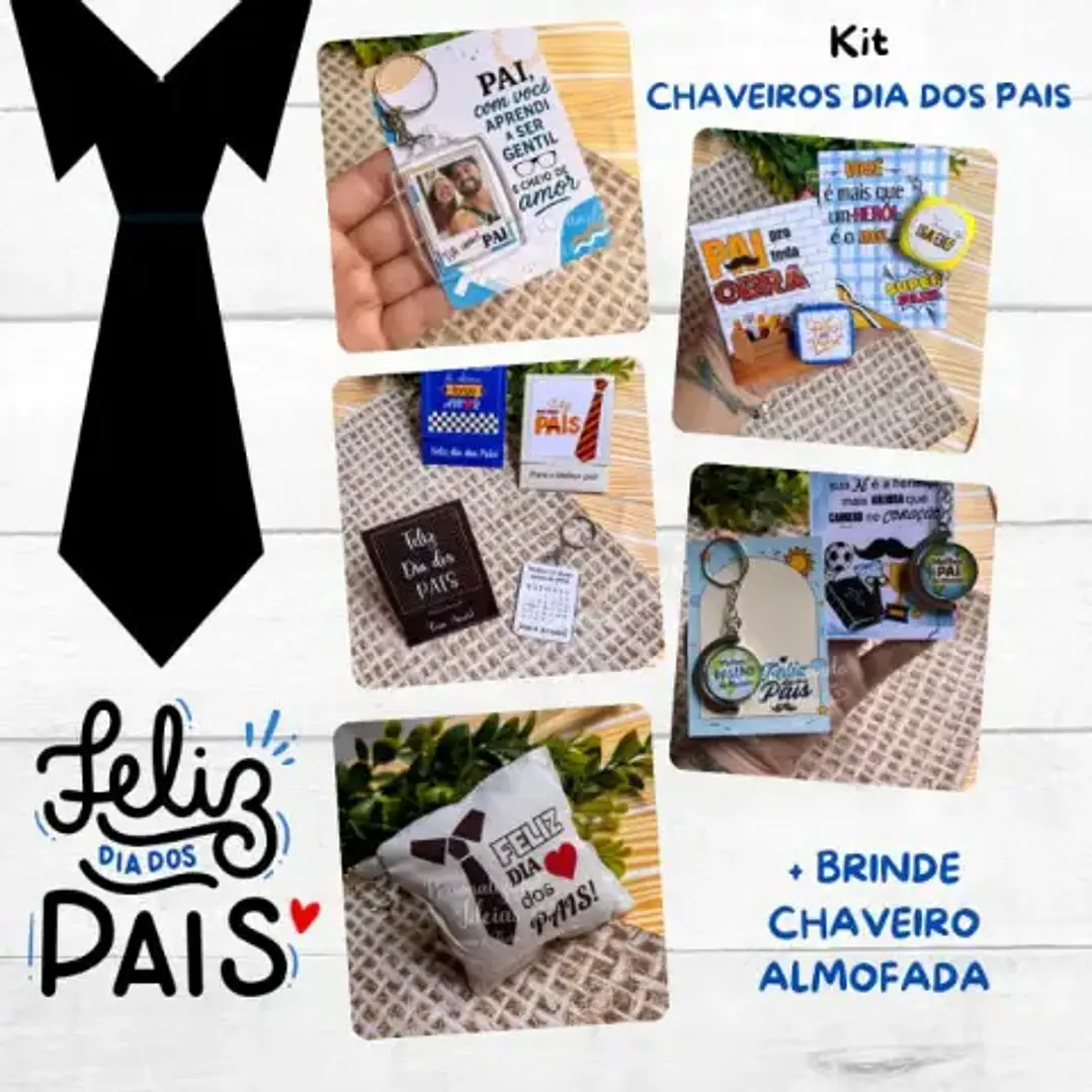 Arquivo de Corte kits Chaveiro Dia dos Pais (Leia a Descrição) 1
