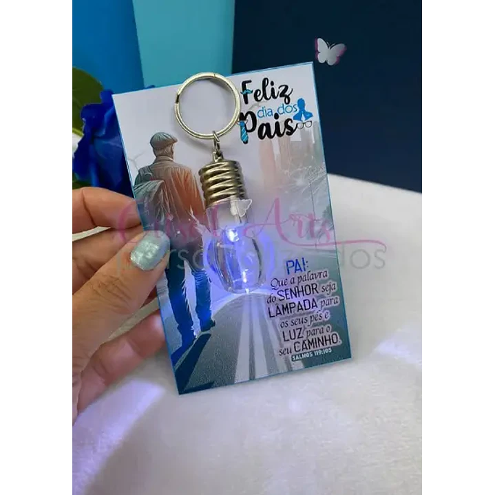 Arquivo de Corte Card Chaveiro Dia dos Pais (Leia a Descrição) 1