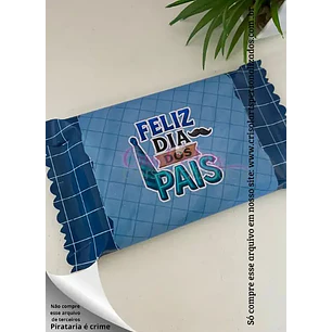 Arquivo de Corte Adesivo para Kit-Kat Dia dos Pais (Leia a Descrição)