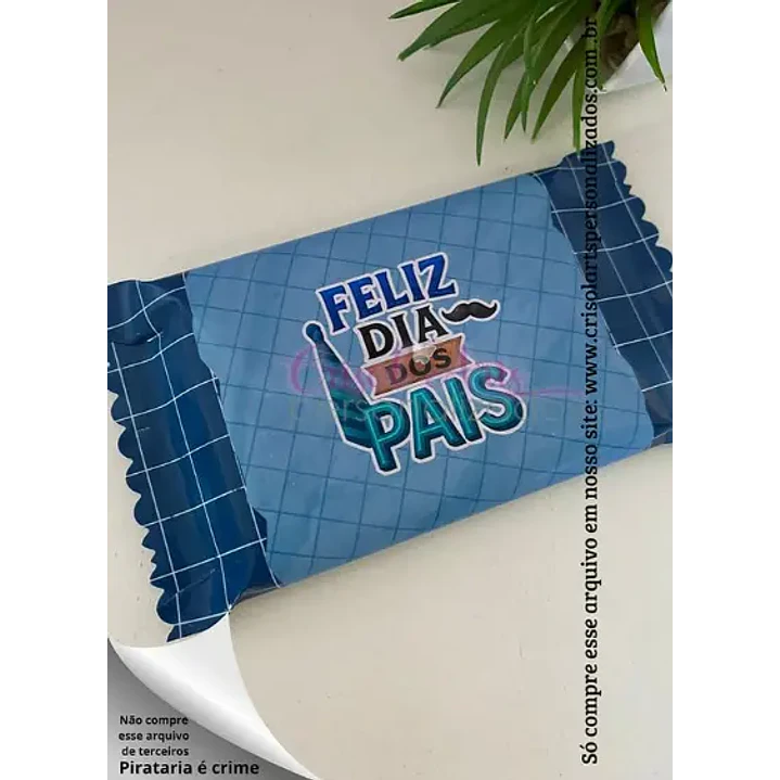 Arquivo de Corte Adesivo para Kit-Kat Dia dos Pais (Leia a Descrição) 1