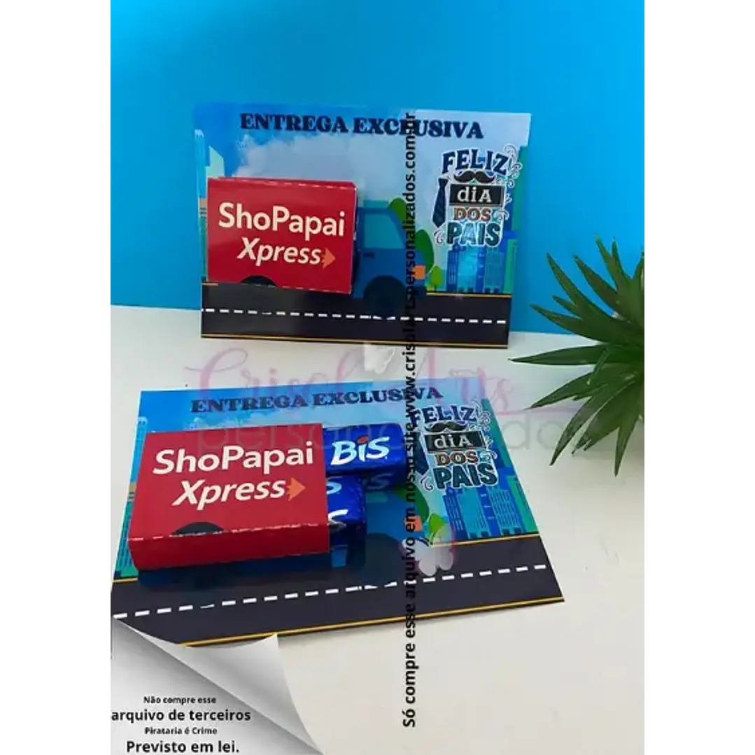 Arquivo de Corte Card Bis Dia dos Pais (Leia a Descrição) 1
