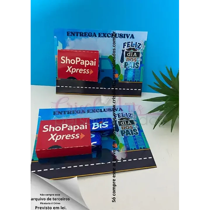 Arquivo de Corte Card Bis Dia dos Pais (Leia a Descrição) 1